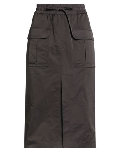 P.a.r.o.s.h P. A.r. O.s. H. Woman Midi Skirt Dark Brown Size S Polyester