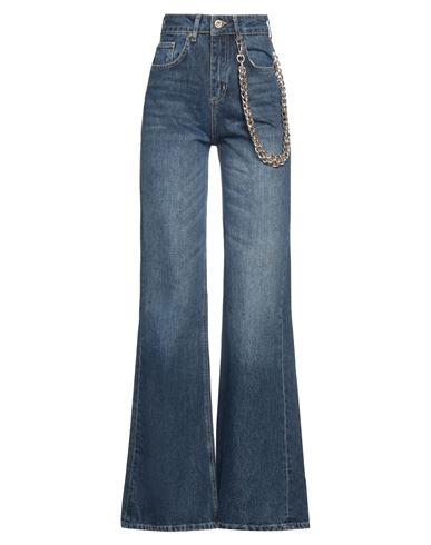 Gaelle Paris Gaëlle Paris Woman Jeans Blue Size 26 Cotton