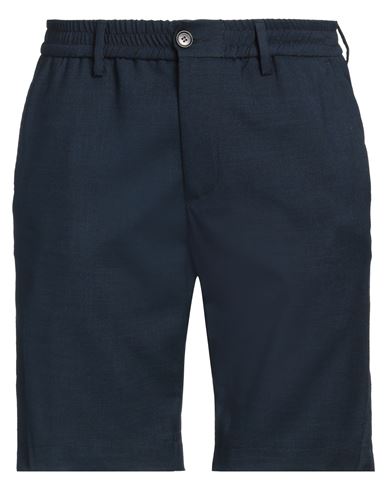 WHITE SAND WHITE SAND MAN SHORTS & BERMUDA SHORTS NAVY SIZE 28 POLYESTER, VISCOSE, ELASTANE 