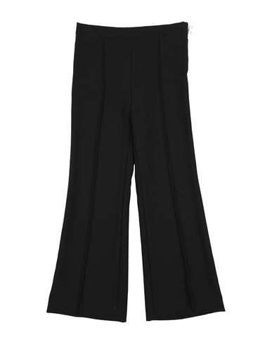Elisabetta Franchi La Mia Bambina Toddler Girl Pants Black Size 3 Polyester In Black