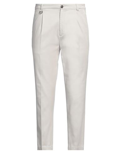 PAOLO PECORA PAOLO PECORA MAN PANTS LIGHT GREY SIZE 34 LYOCELL, COTTON, ELASTANE 