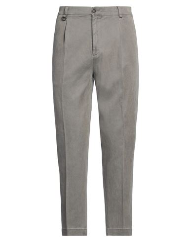 PAOLO PECORA PAOLO PECORA MAN PANTS GREY SIZE 38 LYOCELL, COTTON, ELASTANE 