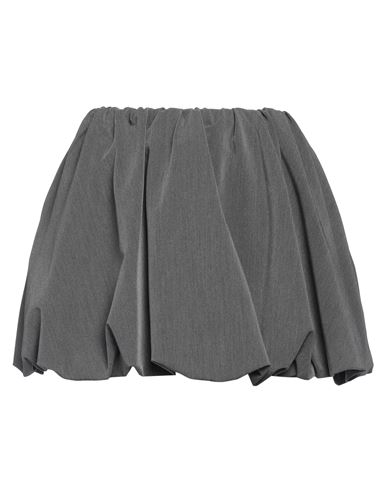 Odì Odì Woman Mini Skirt Grey Size M Polyester, Viscose, Elastane
