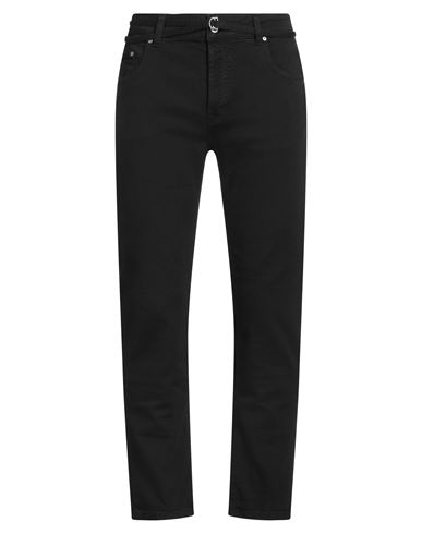 Grey Daniele Alessandrini Man Pants Black Size 33 Cotton, Elastane In Black