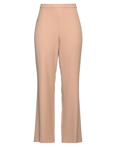 Diana Gallesi Woman Pants Camel Size 16 Polyester, Viscose, Wool, Elastane