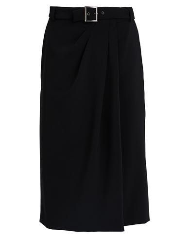 Alberta Ferretti Woman Midi Skirt Black Size 6 Polyester, Polyurethane