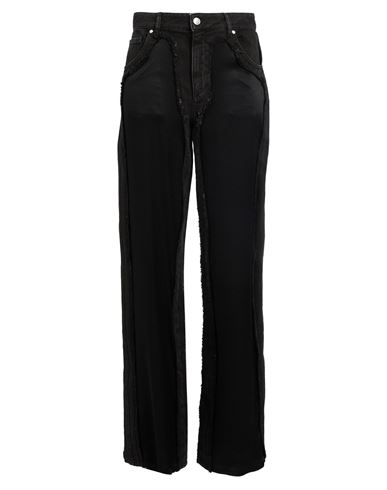Blumarine Woman Pants Black Size 4 Acetate, Silk, Cotton