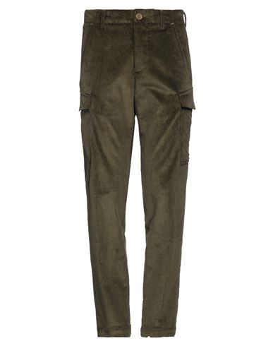 Shop Jacob Cohёn Man Pants Military Green Size 30 Cotton, Elastane