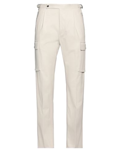 Shop Kiton Man Pants Beige Size 32 Cotton, Elastane