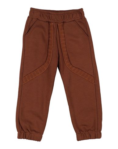 Akep Toddler Girl Pants Brown Size 6 Cotton, Polyester In Brown