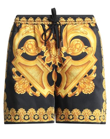 Versace Woman Shorts & Bermuda Shorts Black Size 12 Polyester