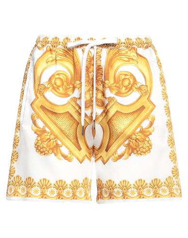 Versace Woman Shorts & Bermuda Shorts White Size 2 Polyester