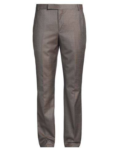 Dunhill Man Pants Khaki Size 40 Wool, Mulberry Silk, Linen