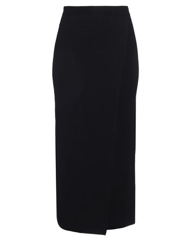 Max Mara Woman Maxi Skirt Midnight Blue Size Xs Wool, Cashmere