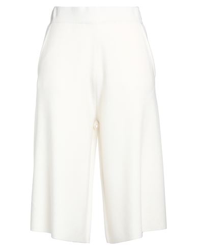 Max Mara Woman Pants Ivory Size M Wool, Cashmere