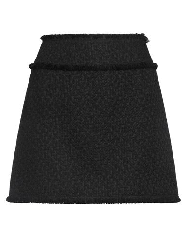 Shop Dolce & Gabbana Woman Mini Skirt Black Size 6 Virgin Wool, Viscose, Polyamide