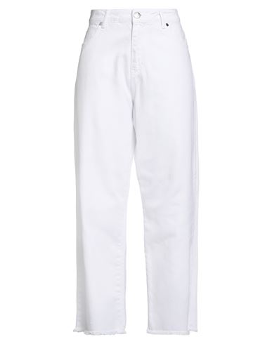 Gaelle Paris Gaëlle Paris Woman Jeans White Size 28 Cotton In White