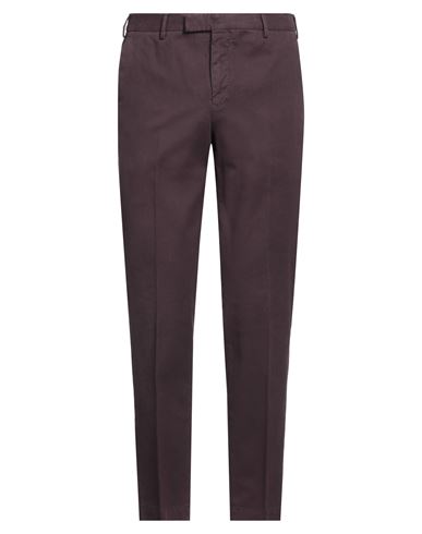 Pt Torino Pants In Bordeaux Wool In Purple