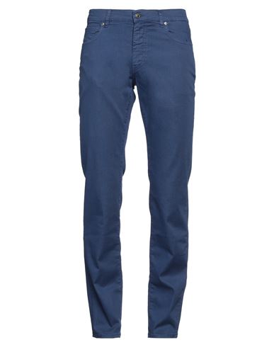 Barmas Man Jeans Navy Size 35 Cotton, Lyocell, Elastane