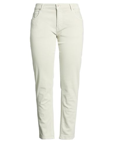 Eleventy Woman Pants Light Green Size 36 Cotton, Elastane