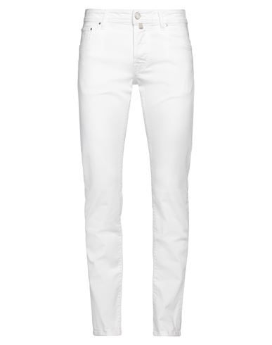 JACOB COHЁN JACOB COHЁN MAN JEANS WHITE SIZE 32 COTTON, ELASTOMULTIESTER, ELASTANE, POLYESTER 