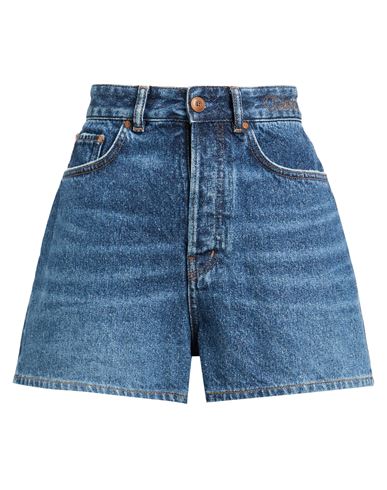 Chloé Woman Denim Shorts Blue Size 27 Cotton, Hemp