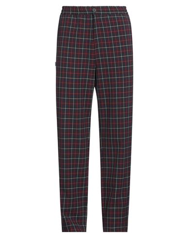 Manuel Ritz Man Pants Burgundy Size 34 Polyester, Viscose, Elastane In Red