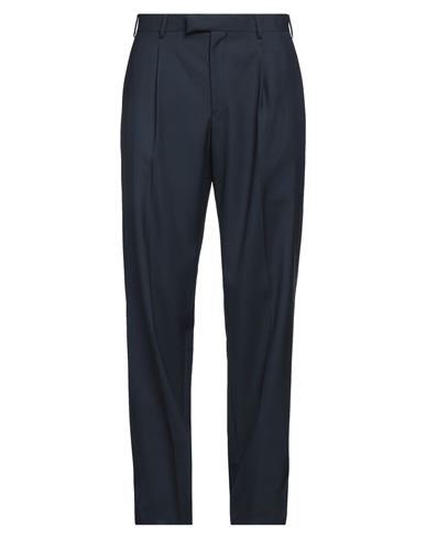 Laneus Man Pants Navy Size 32 Virgin Wool In Blue