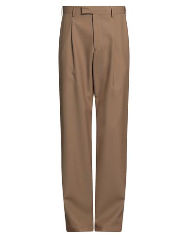 Laneus Man Pants Brown Size 30 Virgin Wool In Brown
