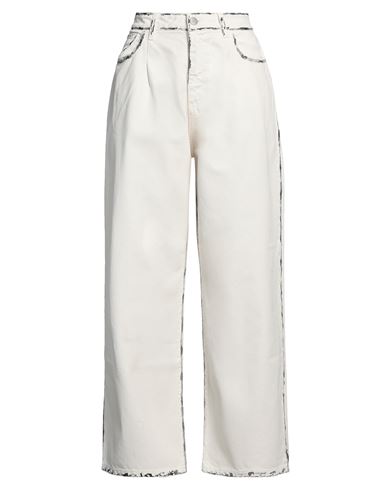 Icon Denim Woman Jeans White Size 28 Cotton