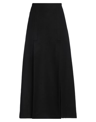 Shop Proenza Schouler Woman Maxi Skirt Black Size 4 Virgin Wool, Polyamide, Cashmere