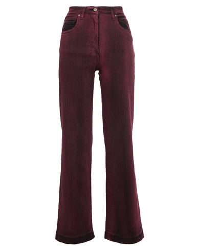 Clips Woman Jeans Plum Size 12 Cotton, Elastane
