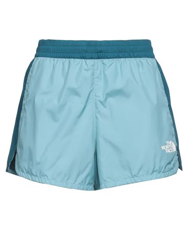 The North Face Woman Shorts & Bermuda Shorts Deep Teal Size L Polyester In Green
