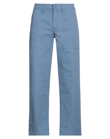 Brixton Man Pants Slate Blue Size 32w-32l Cotton