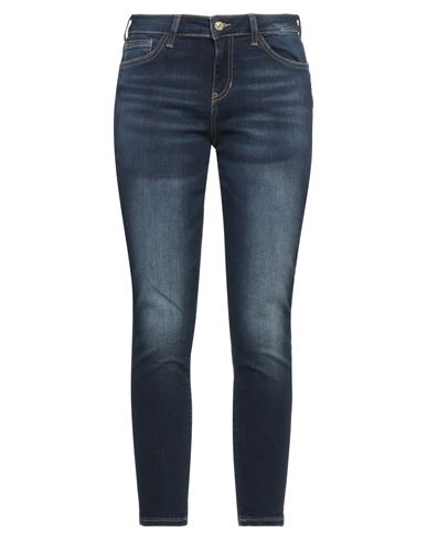 Guess Woman Jeans Blue Size 25w-28l Cotton, Elastomultiester, Elastane