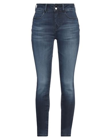 Guess Woman Jeans Blue Size 31w-31l Cotton, Polyester, Elastane