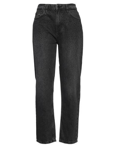 GUESS GUESS WOMAN JEANS BLACK SIZE 26W-28L COTTON 