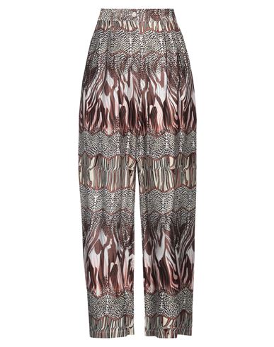 Connor & Blake Woman Pants Brown Size L Viscose