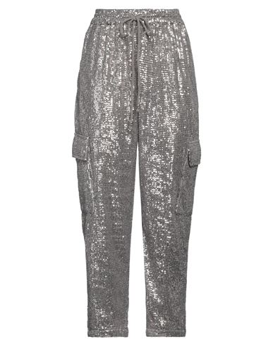 Connor & Blake Woman Pants Grey Size L Polyester