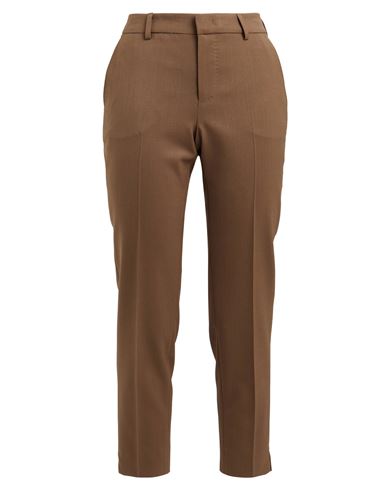Pt Torino Woman Pants Brown Size 12 Polyester, Wool, Elastane