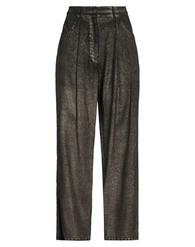 8PM 8PM WOMAN PANTS SAND SIZE S VISCOSE, POLYESTER, POLYURETHANE 