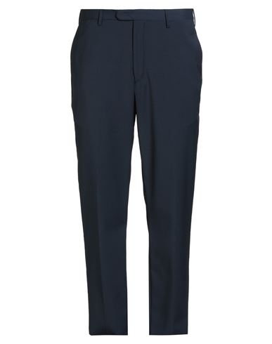 Devore Incipit Man Pants Midnight Blue Size 38 Wool, Polyester, Elastane In Blue