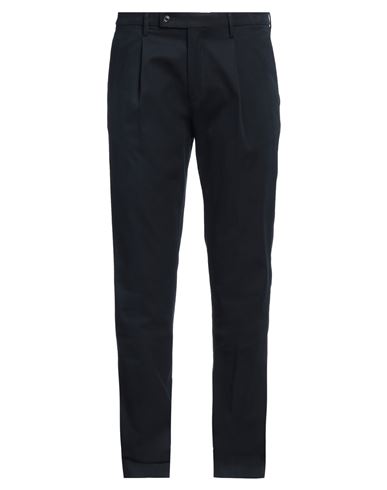 Michele Carbone Man Pants Navy Size 40 Modal, Cotton, Elastane In Navy