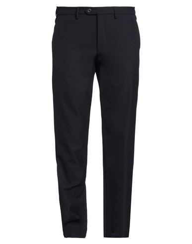Michele Carbone Man Pants Midnight Blue Size 40 Cotton, Elastane In Blue