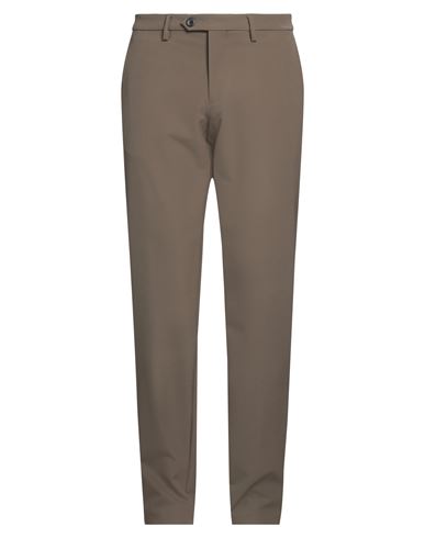 Michele Carbone Man Pants Khaki Size 38 Cotton, Elastane In Beige