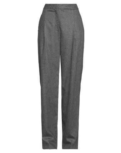 LOULOU STUDIO LOULOU STUDIO WOMAN PANTS GREY SIZE L WOOL, CASHMERE, ELASTANE 