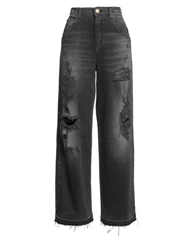 Gaelle Paris Gaëlle Paris Woman Jeans Black Size 27 Cotton In Black