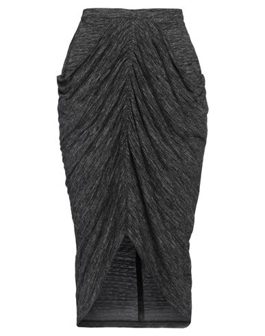 Shop Isabel Marant Étoile Marant Étoile Woman Mini Skirt Grey Size 8 Polyamide, Linen, Virgin Wool