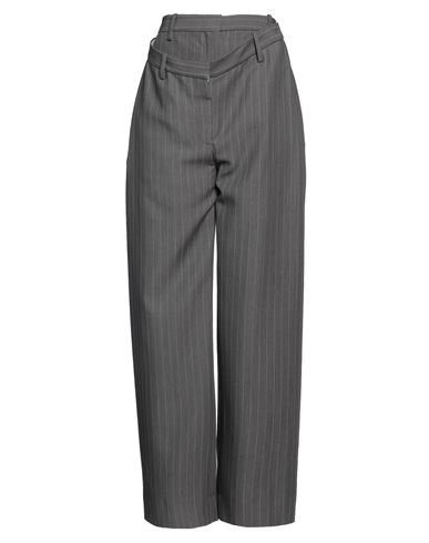 Acne Studios Woman Pants Grey Size 10 Viscose, Wool, Polyester