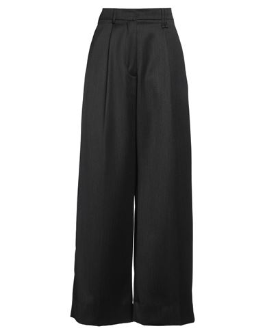 Simone Rocha Woman Pants Charcoal Size 6 Polyester, Virgin Wool In Black